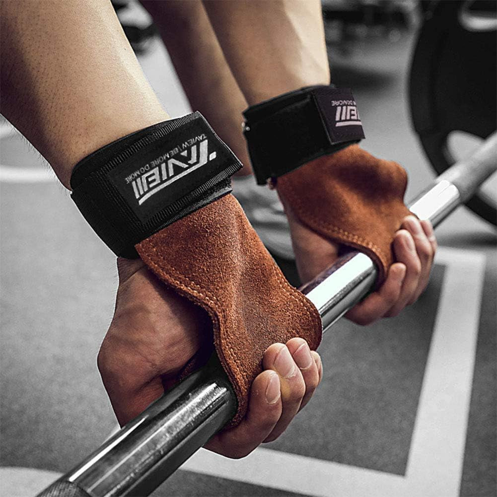 Wrist Straps for Weightlifting for Maximum Grip Support - Lifting Deadlift Strap & Weight Lifting Grips Gloves for Working Out Pull up Deadlifting & Shrugs